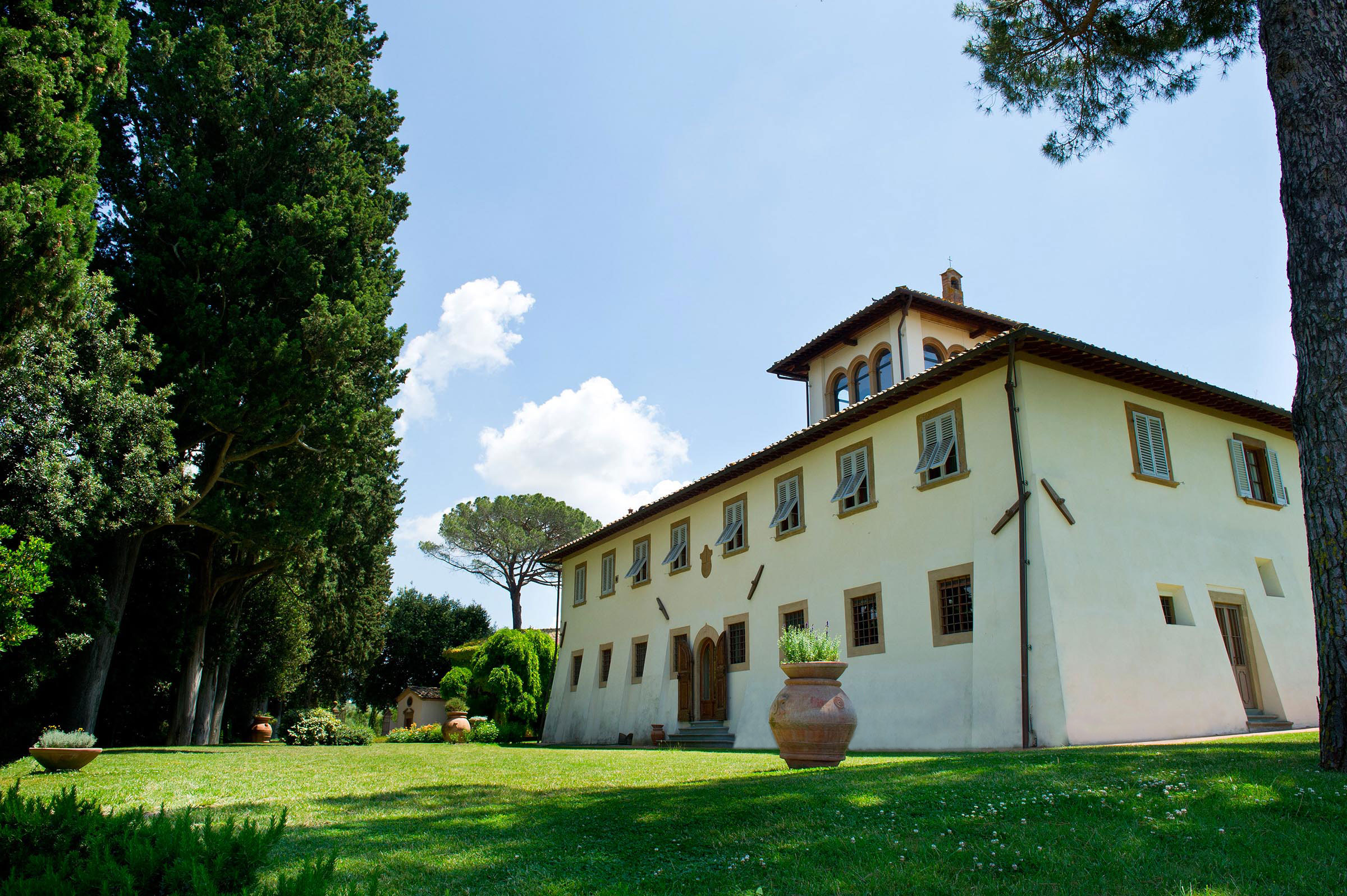 Historic villa and gardens at Tenuta di Sticciano